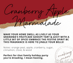 Load image into Gallery viewer, FESTIVE AS FUCK Wax Melt- Cranberry Apple Marmalade
