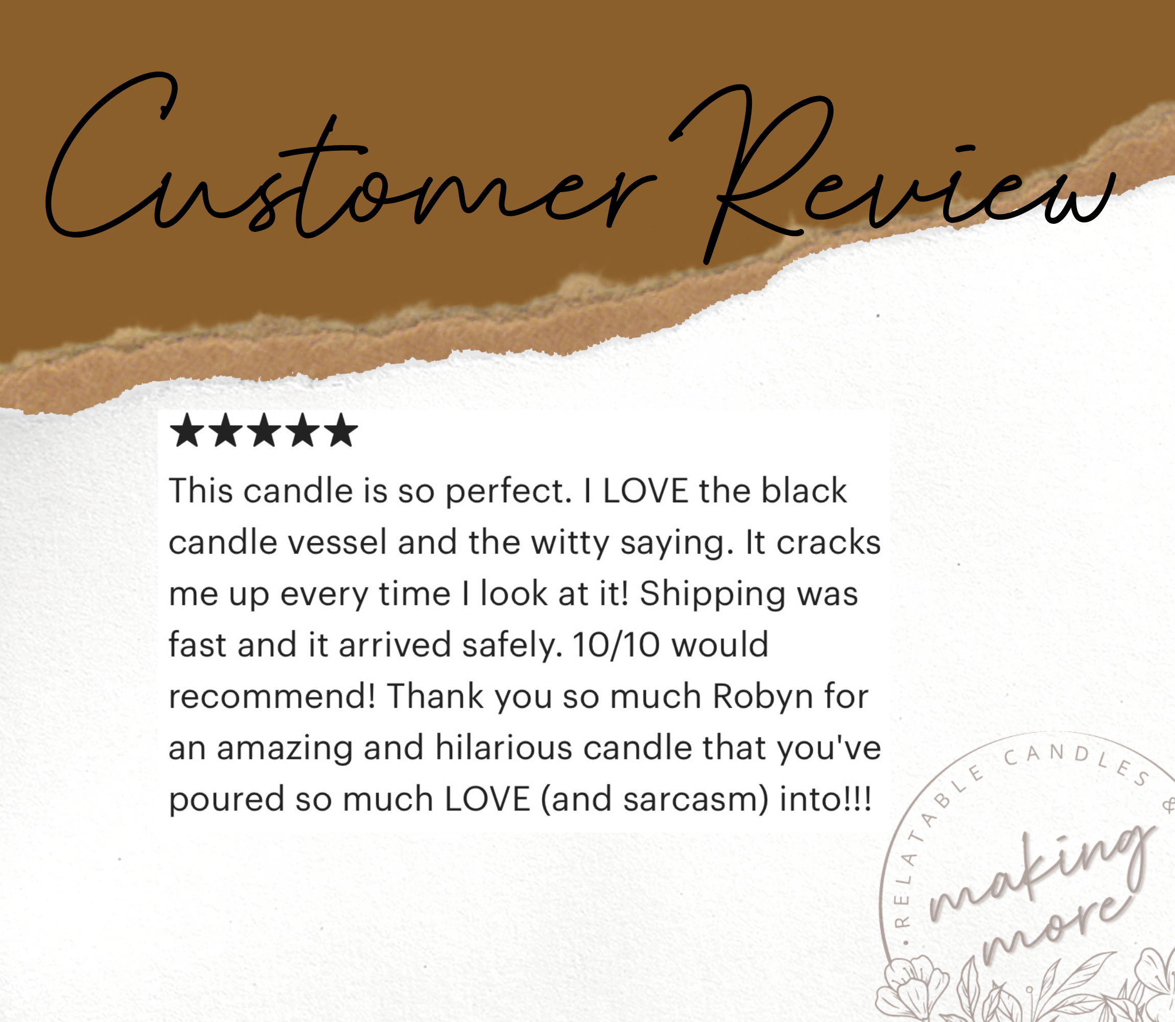 SANTA'S FAVORITE HO Candle- Velvet Vanilla