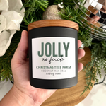 Load image into Gallery viewer, JOLLY AS FUCK Candle- Christmas Tree Farm
