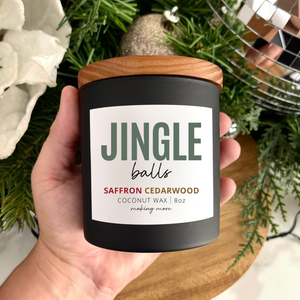 JINGLE BALLS Candle- Saffron Cedarwood