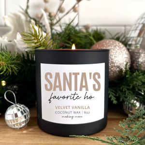 SANTA'S FAVORITE HO Candle- Velvet Vanilla