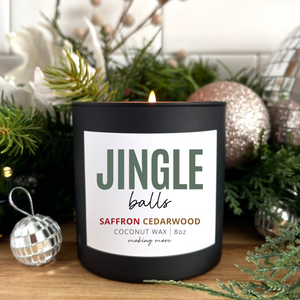 JINGLE BALLS Candle- Saffron Cedarwood