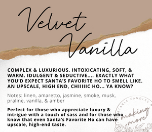 SANTA'S FAVORITE HO Wax Melt- Velvet Vanilla