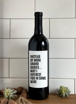 Load image into Gallery viewer, INSTEAD OF MORE GRAND BABIES- Wine Label
