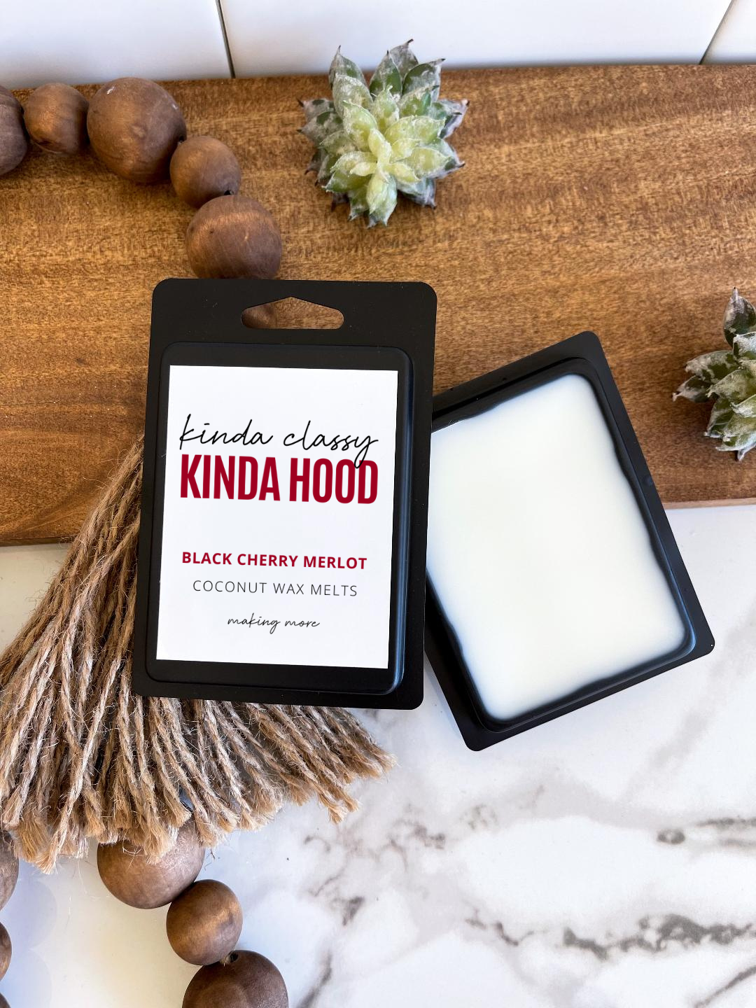KINDA CLASSY KINDA HOOD Wax Melt- Black Cherry Merlot
